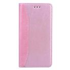 For Samsung Galaxy Note 9 Business Stitching Horizontal Flip Leather Case with Double Folding & Bracket & Card Slots & Photo Frame & Wallet(Rose Gold) - 2
