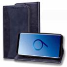 For Samsung Galaxy S9+ Business Stitching Horizontal Flip Leather Case with Double Folding & Bracket & Card Slots & Photo Frame & Wallet(Black) - 1