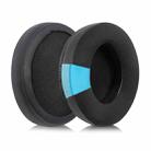 2pcs Insert Replacement Earpads For Razer Standard X / Kraken X / V3 X, Material:Protein Leather and Ice Silk Fabric(Black) - 1