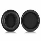 2 Pack Lambskin Punching Splicing Earphone Replacement Earpads Pads For Philips SHP9500(Black) - 1