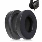2 Pack Protein Leather Ice Silk Cloth Earphone Replacement Earpads Pads For Philips SHP9500(Black) - 1