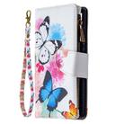 For Samsung Galaxy S20 FE 5G / S20 Lite Colored Drawing Pattern Zipper Horizontal Flip Leather Case with Holder & Card Slots & Wallet(Two Butterflies) - 2