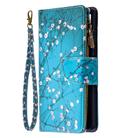 For Samsung Galaxy S20 FE 5G / S20 Lite Colored Drawing Pattern Zipper Horizontal Flip Leather Case with Holder & Card Slots & Wallet(Plum Blossom) - 2