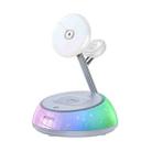 Yesido DS31 3-in-1 Magnetic Wireless Charging Stand with RGB Light(White) - 1