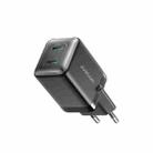 JOYROOM TCG17 45W GaN Dual USB-C / Type-C Port Mini Charger, Plug:EU Plug(Black) - 1