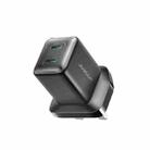 JOYROOM TCG17 45W GaN Dual USB-C / Type-C Port Mini Charger, Plug:UK Plug(Black) - 1
