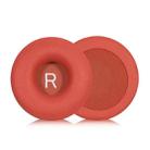 1 Pair Protein Leather Earphone Replacement Earpads Pads For Philips TAH4105(Red) - 1