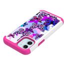 For iPhone 12 mini Coloured Drawing Pattern PU Skinny + TPU Protective Case(Butterfly) - 3