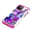 For iPhone 12 Pro Max Coloured Drawing Pattern PU Skinny + TPU Protective Case(Butterfly) - 2