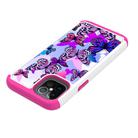 For iPhone 12 Pro Max Coloured Drawing Pattern PU Skinny + TPU Protective Case(Butterfly) - 3