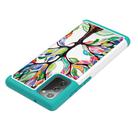 For Samsung Galaxy Note20 Coloured Drawing Pattern PU Skinny + TPU Protective Case(Colorful Tree) - 3
