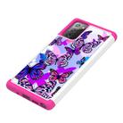 For Samsung Galaxy Note20 Ultra Coloured Drawing Pattern PU Skinny + TPU Protective Case(Butterfly) - 2