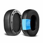 2pcs Push Snap-on Replacement Earpads For Razer BlackShark  V2 / V2 Pro, Material:Protein Leather Ice Silk Fabric(Black) - 1