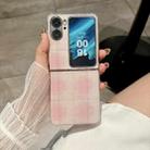 For OPPO Find N2 Flip Glitter Powder Dots Pattern Phone Case(Pink) - 2