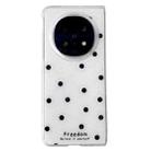 For OPPO Find N5 Glitter Powder Dots Pattern Phone Case(White) - 1