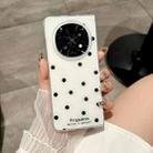 For OPPO Find N5 Glitter Powder Dots Pattern Phone Case(White) - 2