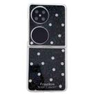 For Huawei P50 Pocket Glitter Powder Dots Pattern Phone Case(Black) - 1