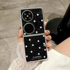 For Huawei P50 Pocket Glitter Powder Dots Pattern Phone Case(Black) - 2