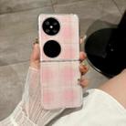 For Huawei P50 Pocket Glitter Powder Dots Pattern Phone Case(Pink) - 2