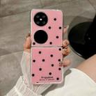 For Huawei Pocket 2 Glitter Powder Dots Pattern Phone Case(Rose Red) - 2