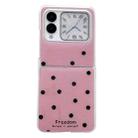 For Huawei Nova Flip Glitter Powder Dots Pattern Phone Case(Rose Red) - 1