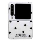 For Huawei Pura X Glitter Powder Dots Pattern Phone Case(White) - 1