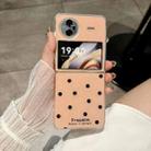 For vivo X Flip Glitter Powder Dots Pattern Phone Case(Gold) - 2