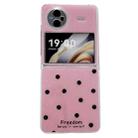 For vivo X Flip Glitter Powder Dots Pattern Phone Case(Rose Red) - 1