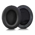 2pcs Push-on Replacement Earpads For DENON AH D1100 / AH-NC800, Material:Protein Leather(Black) - 1