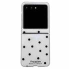 For Motorola Razr 60 / Razr 50 Glitter Powder Dots Pattern Phone Case(White) - 1