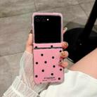 For Motorola Razr 60 / Razr 50 Glitter Powder Dots Pattern Phone Case(Rose Red) - 2