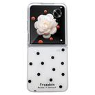 For Honor Magic V Flip Glitter Powder Dots Pattern Phone Case(White) - 1
