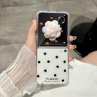 For Honor Magic V Flip Glitter Powder Dots Pattern Phone Case(White) - 2