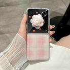 For Honor Magic V Flip Glitter Powder Dots Pattern Phone Case(Pink) - 2