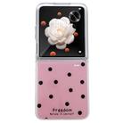 For Honor Magic V Flip Glitter Powder Dots Pattern Phone Case(Rose Red) - 1