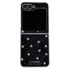 For Samsung Galaxy Z Flip6 Glitter Powder Dots Pattern Phone Case(Black) - 1