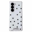 For Samsung Galaxy Z Fold5 Glitter Powder Dots Pattern Phone Case(White) - 1