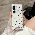 For Samsung Galaxy Z Fold5 Glitter Powder Dots Pattern Phone Case(White) - 2