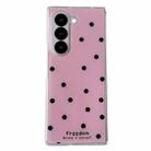 For Samsung Galaxy Z Fold5 Glitter Powder Dots Pattern Phone Case(Rose Red) - 1
