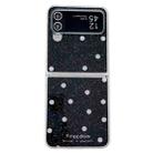 For Samsung Galaxy Z Flip4 Glitter Powder Dots Pattern Phone Case(Black) - 1