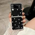 For Samsung Galaxy Z Flip4 Glitter Powder Dots Pattern Phone Case(Black) - 2