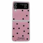 For Samsung Galaxy Z Flip4 Glitter Powder Dots Pattern Phone Case(Rose Red) - 1