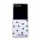For Samsung Galaxy Z Flip7 5G Glitter Powder Dots Pattern Phone Case(White) - 1