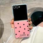 For Samsung Galaxy Z Flip7 5G Glitter Powder Dots Pattern Phone Case(Rose Red) - 2
