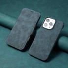 For iPhone 16e Denior B07 MagSafe Detachable Leather Phone Case(Blue) - 2