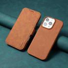 For iPhone 16e Denior B07 MagSafe Detachable Leather Phone Case(Brown) - 2
