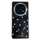 For OPPO Find N5 Glitter Powder Dots Pattern Phone Case with Holder(Black) - 1