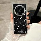 For OPPO Find N5 Glitter Powder Dots Pattern Phone Case with Holder(Black) - 2