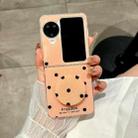 For OPPO Find N3 Flip Glitter Powder Dots Pattern Phone Case with Holder(Gold) - 2