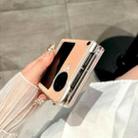 For OPPO Find N3 Flip Glitter Powder Dots Pattern Phone Case with Holder(Gold) - 3